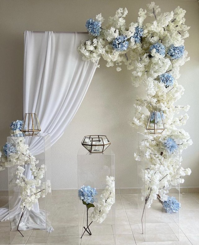 Trang trí sinh nhật tại nhà rèm đẹp