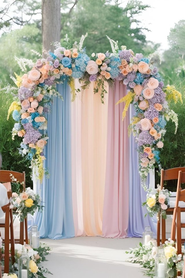 Trang trí sinh nhật tại nhà rèm lấp lánh