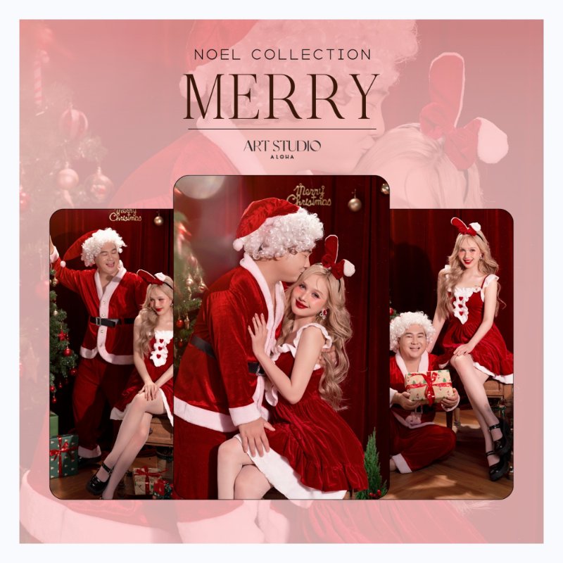 Cách make up Giáng sinh tông đỏ cổ điển