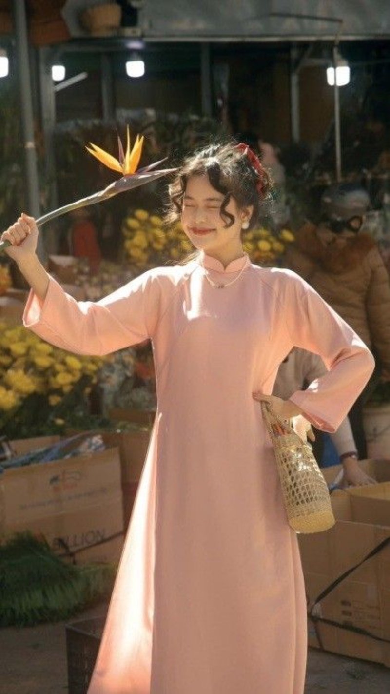 Chụp ảnh concept chợ Tết