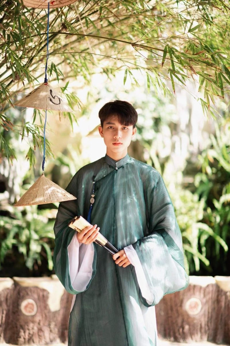 Concept chụp Tết thư sinh