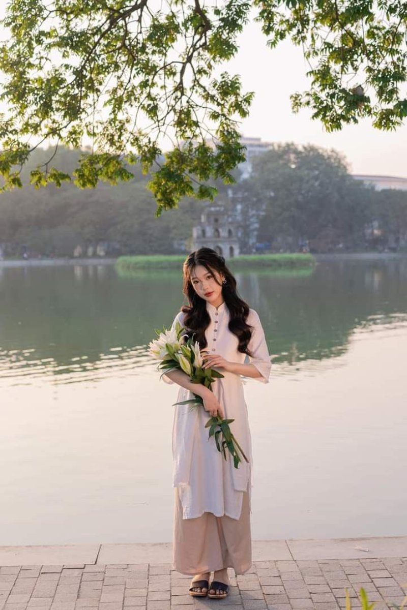 Kinh nghiệm chụp ảnh áo dài Tết đẹp và tự nhiên