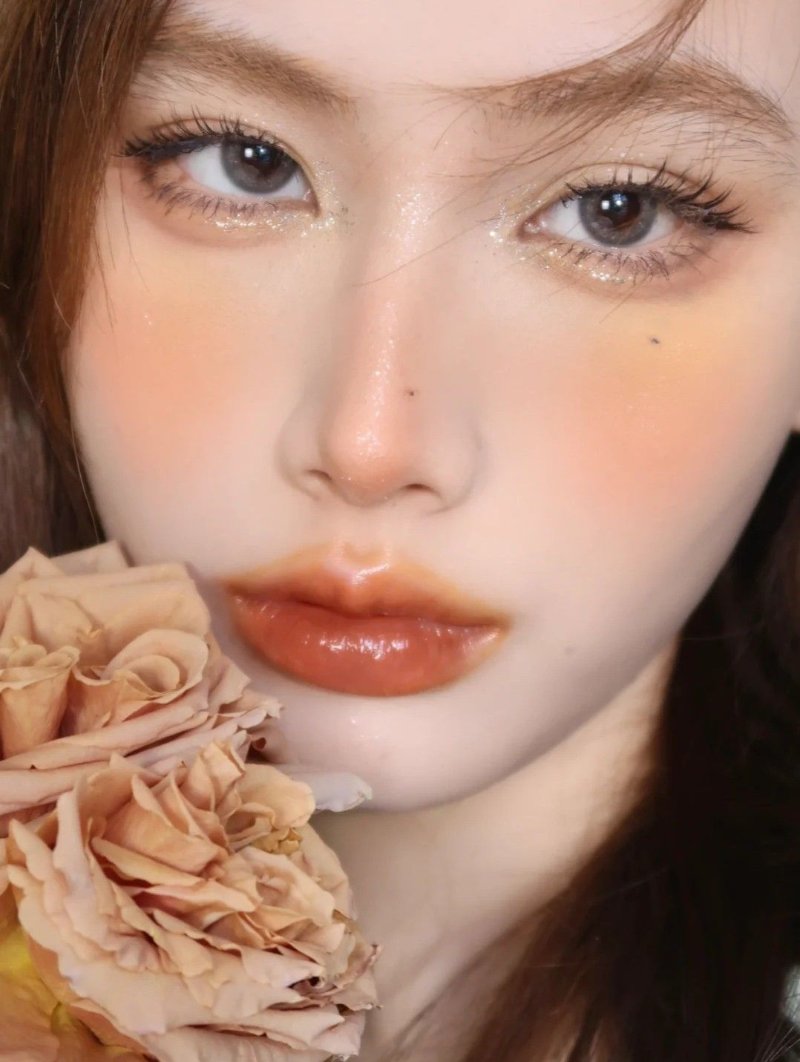 Make up tone Giáng sinh cam đào ngọt ngào
