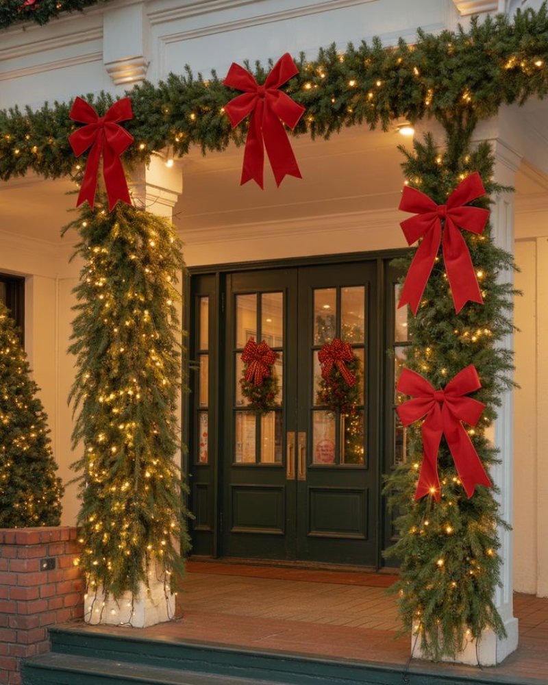 Sử dụng đồ trang trí treo cây thông