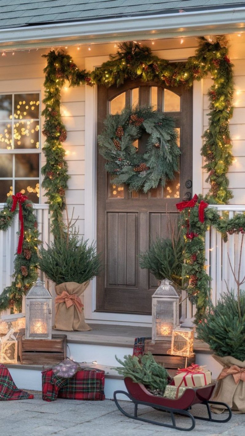 Trang hoàng cửa chính