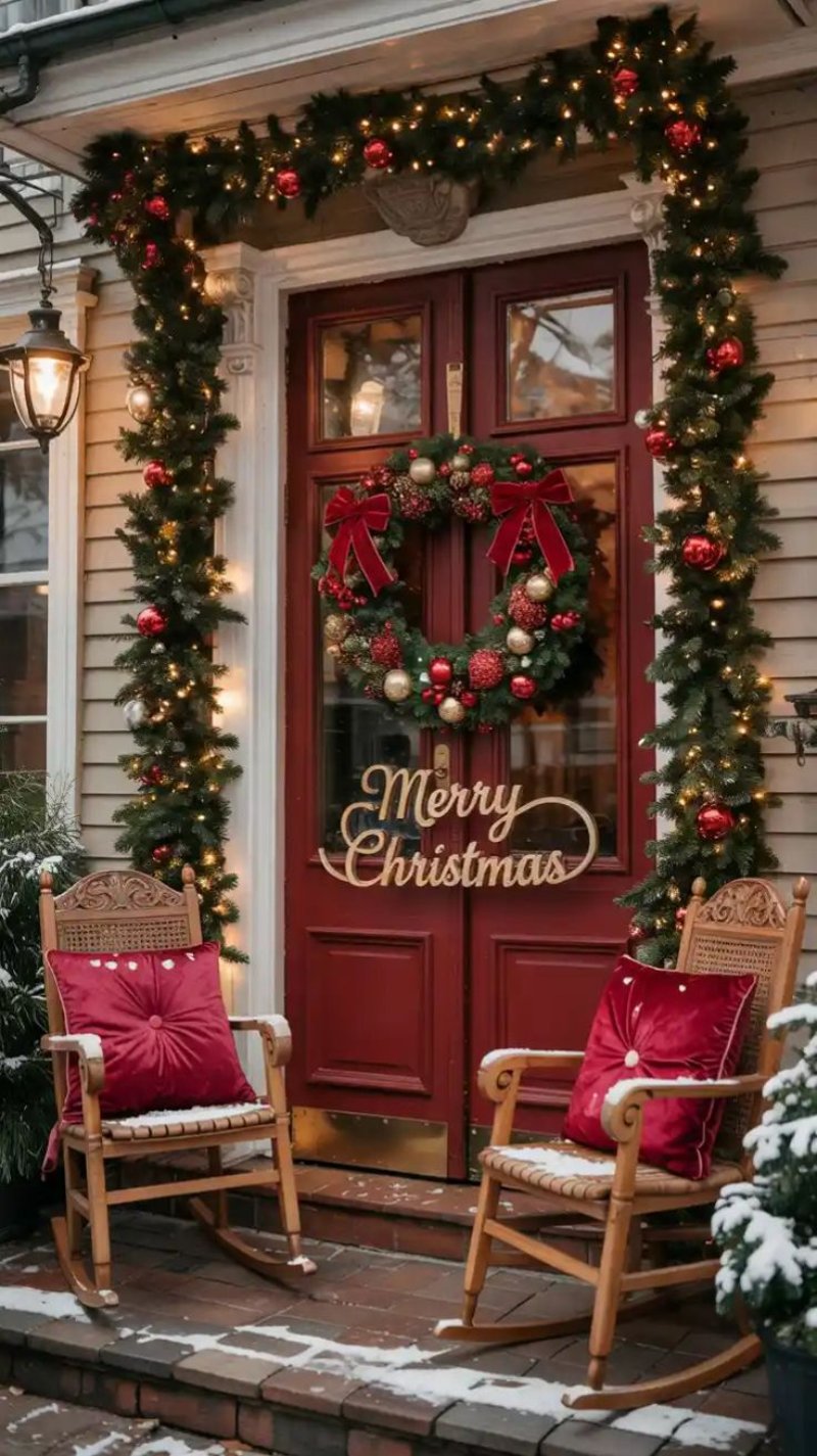 Trang trí bằng chữ Merry Christmas chạy đèn LED