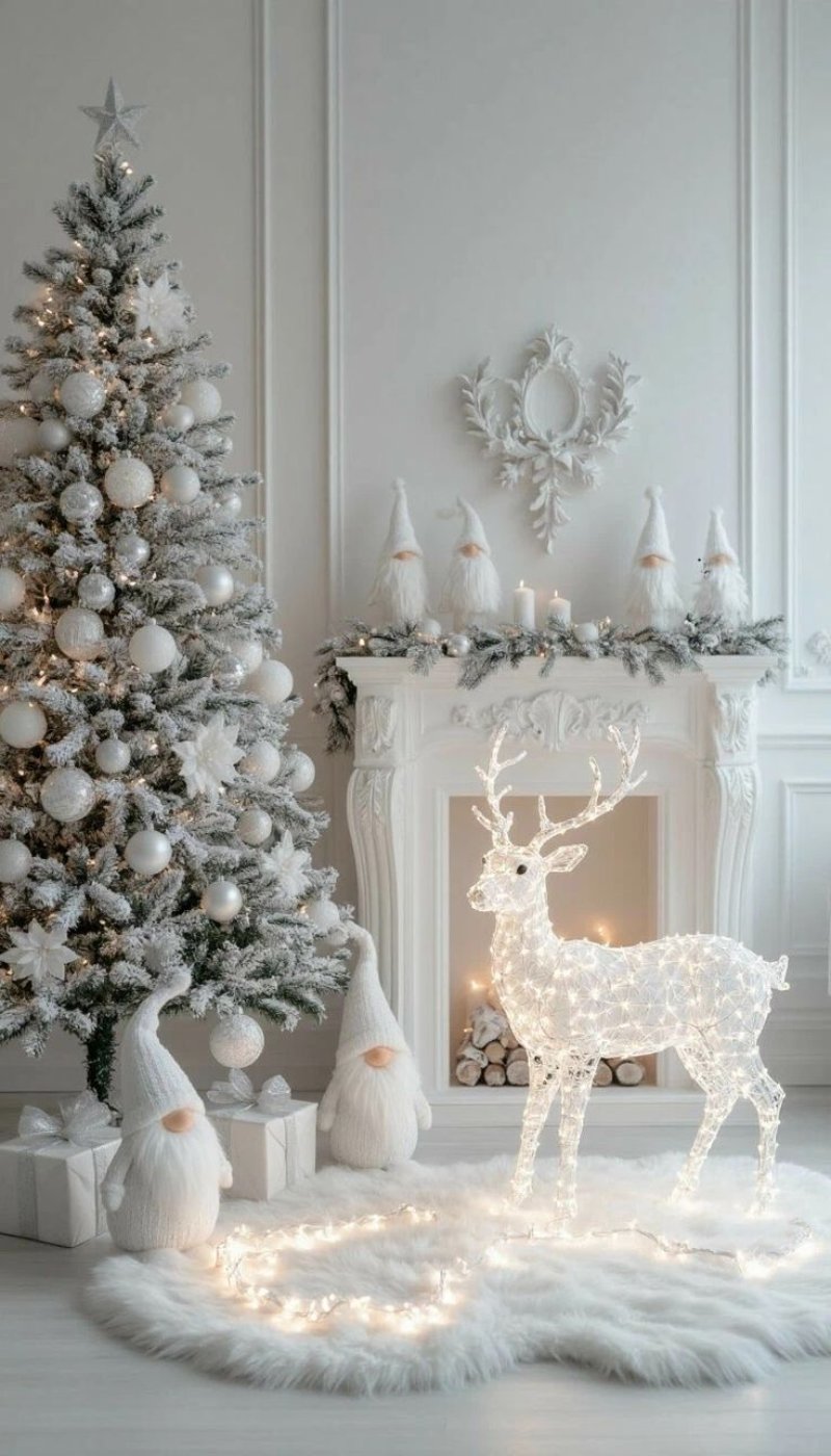 Trang trí cây thông Noel theo kiểu trang nhã, quý tộc