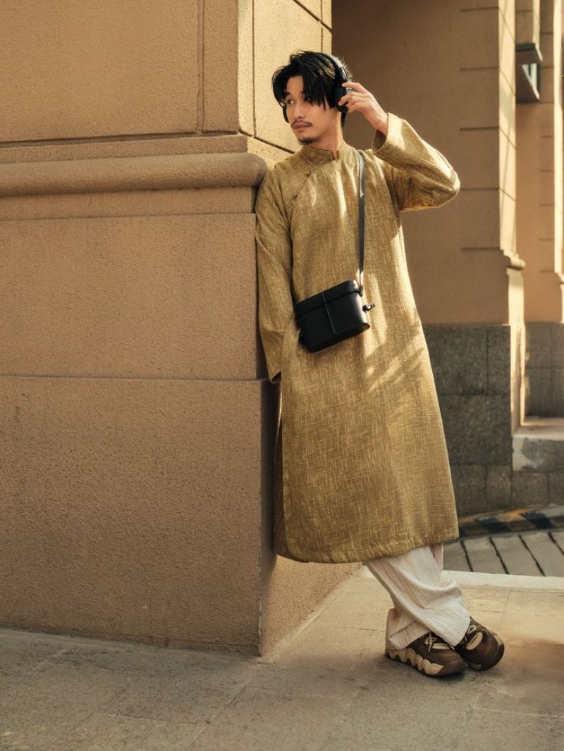 Chụp ảnh Tết cho nam phong cách hiện đại