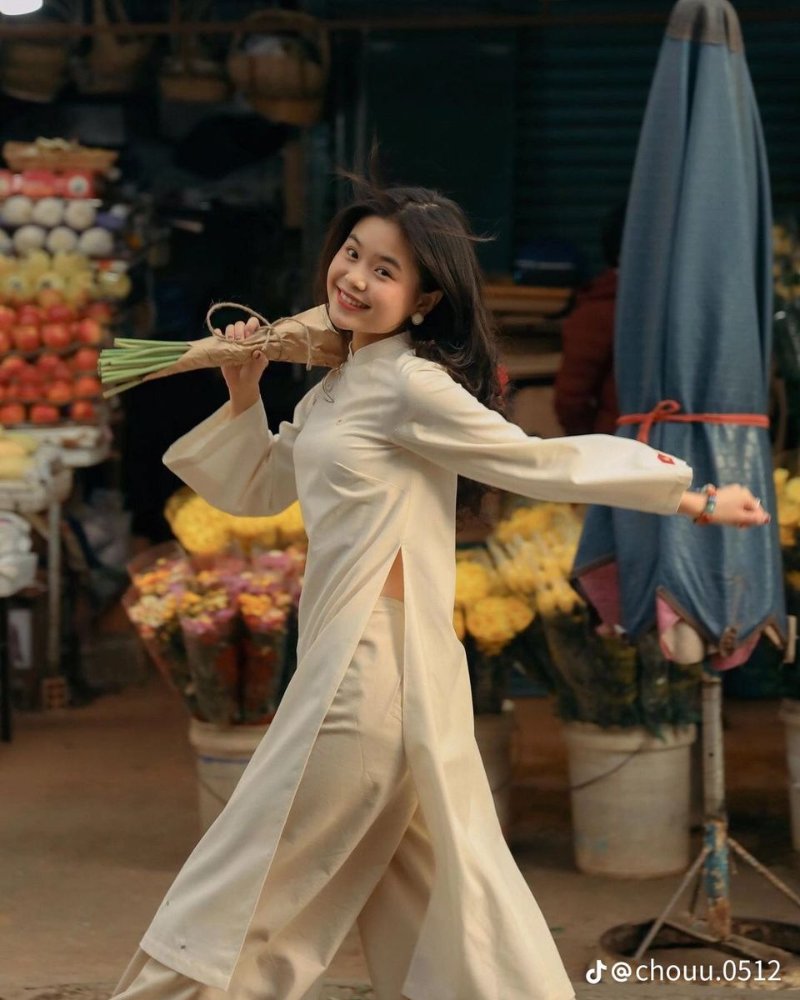 Chụp ảnh Tết concept chợ Tết