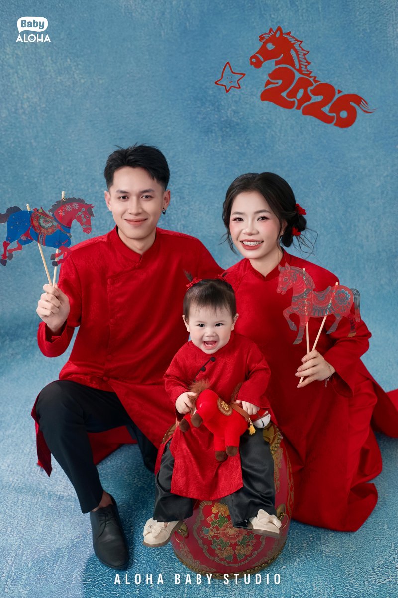 Concept chụp ảnh gia đình 3 người