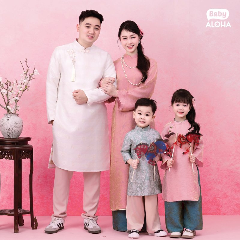 Concept chụp ảnh gia đình 4 người