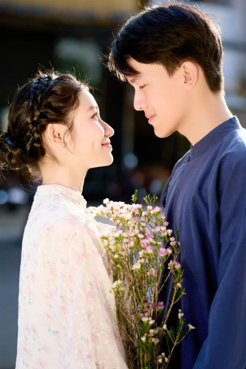 Concept couple áo dài