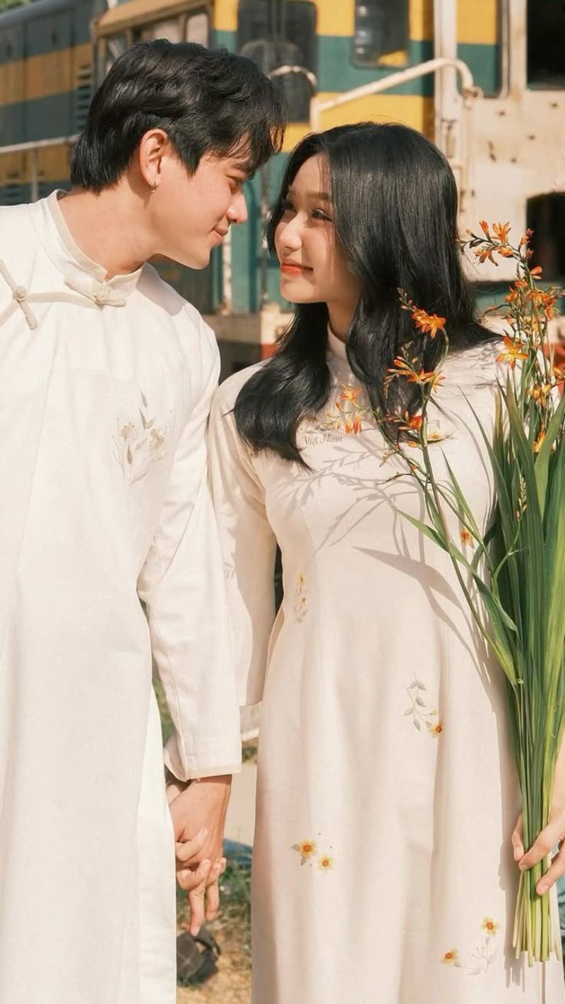 Concept couple vintage