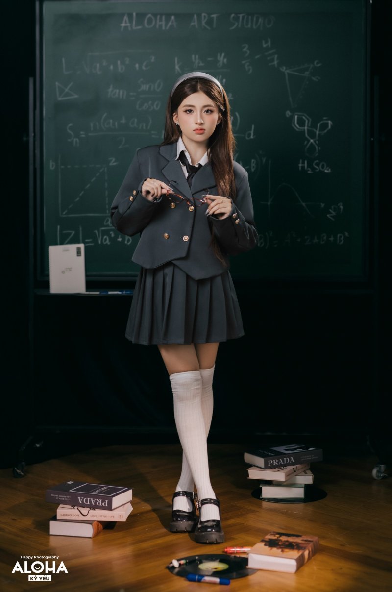 Tạo dáng chụp ảnh chân dung nữ góc chính diện