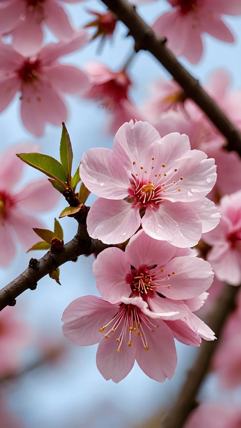 Ảnh hoa đào đẹp đua nhau khoe sắc dịp Tết đến xuân về