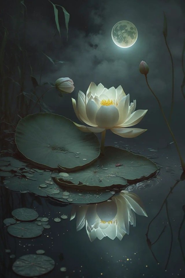 Ảnh hoa sen ban đêm chất nhất 2026
