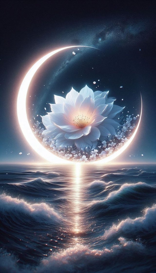 Ảnh hoa sen ban đêm đẹp