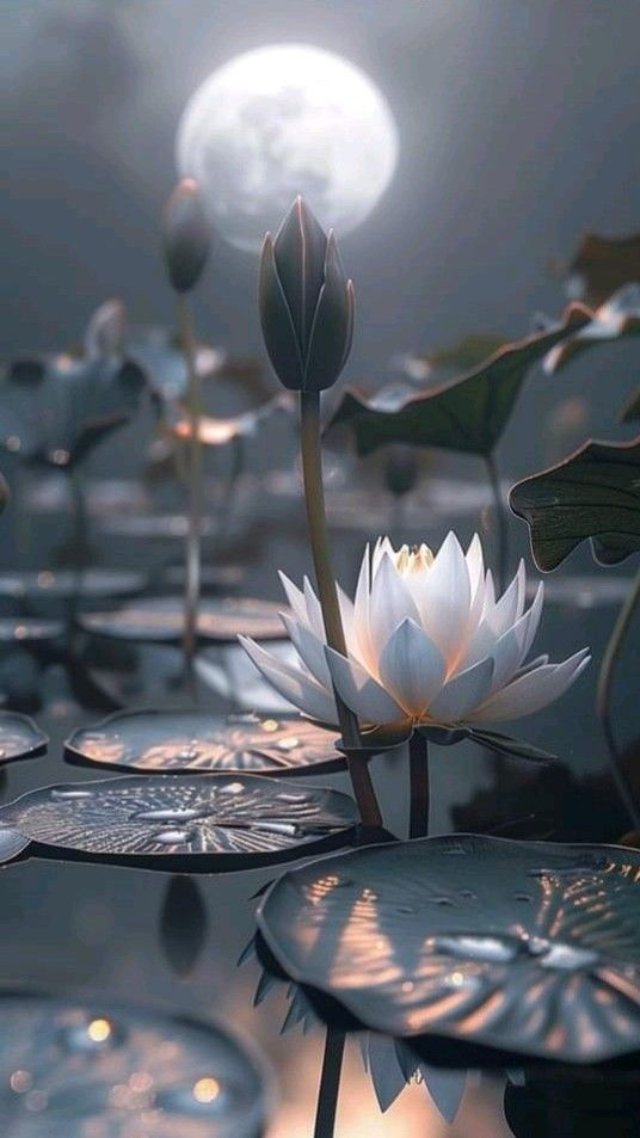 Ảnh hoa sen ban đêm độc lạ nhất 2026