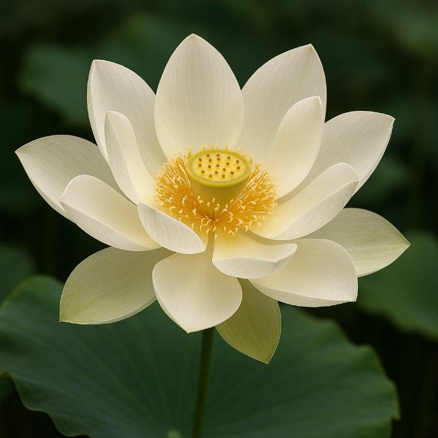 Ảnh hoa sen trắng đẹp rõ nét