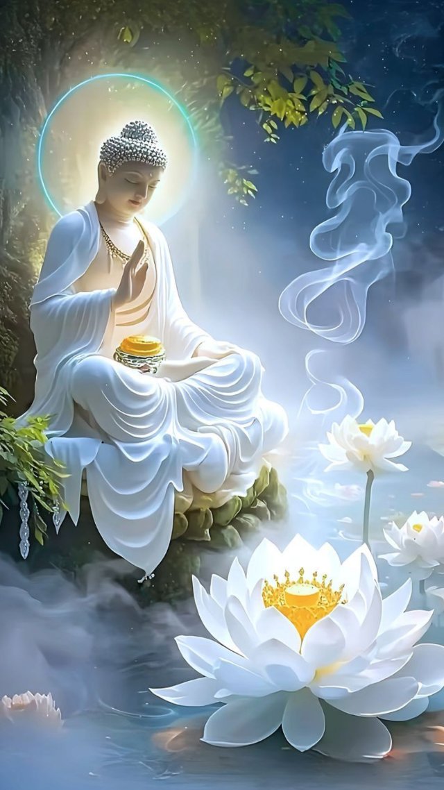 Ảnh hoa sen trắng trong Phật giáo 2026