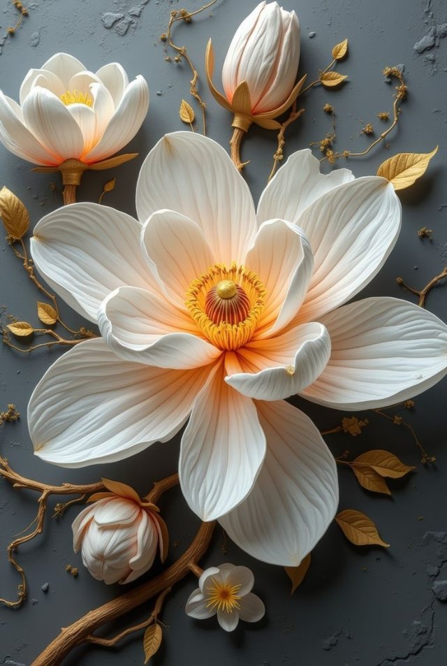 Ảnh hoa sen trắng trong kiến trúc trang trí đẹp