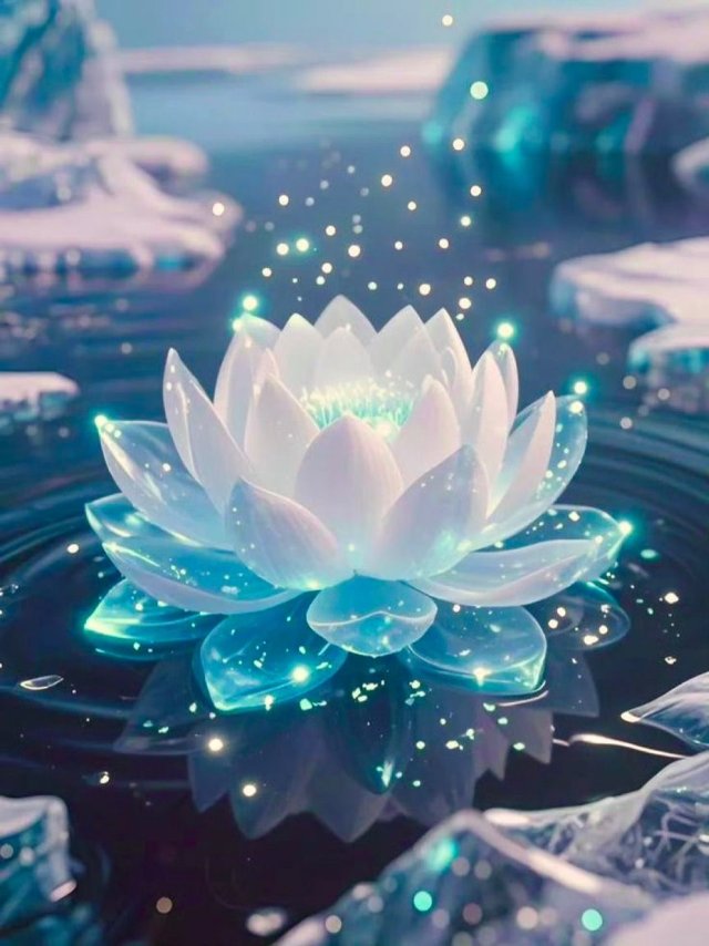 Ảnh nền hoa sen 3D đẹp và lung linh