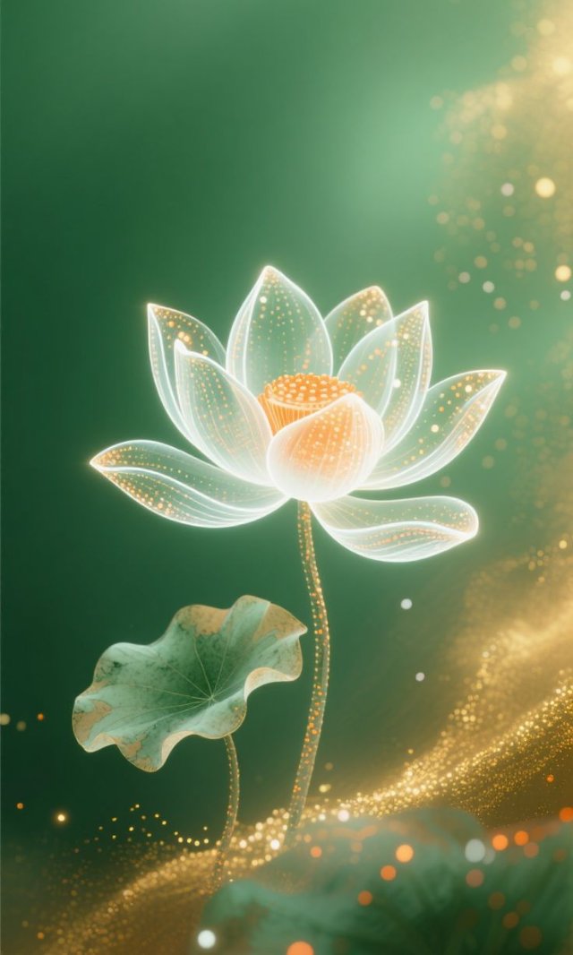 Ảnh nền hoa sen 3D đẹp