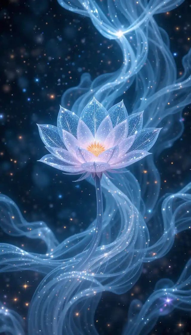 Ảnh nền hoa sen màu xanh