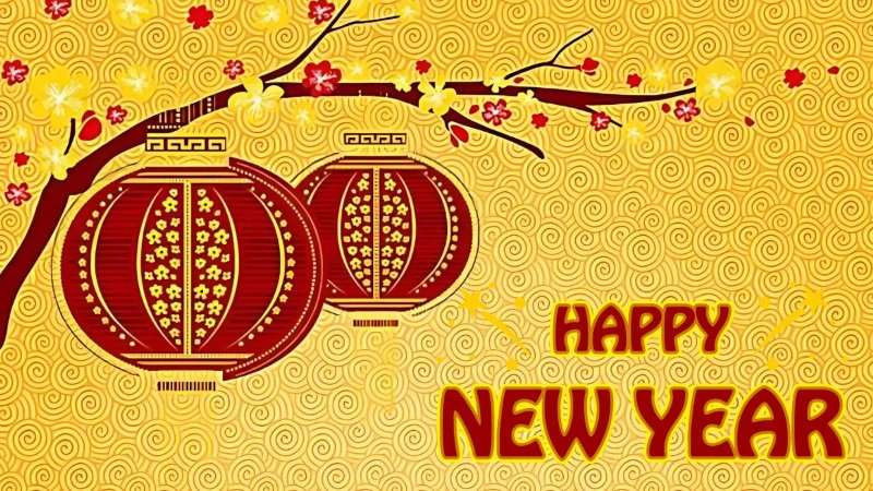 Background Tết Nguyên Đán màu vàng