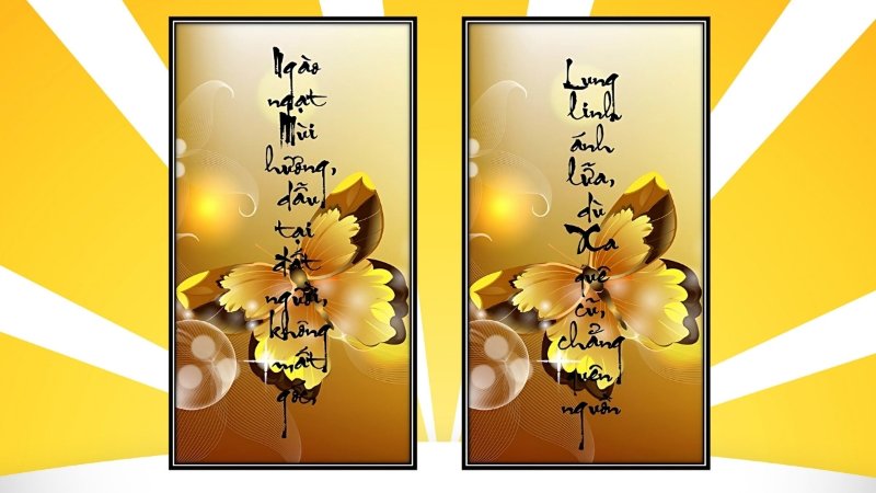 Background Tết cho poster - standee