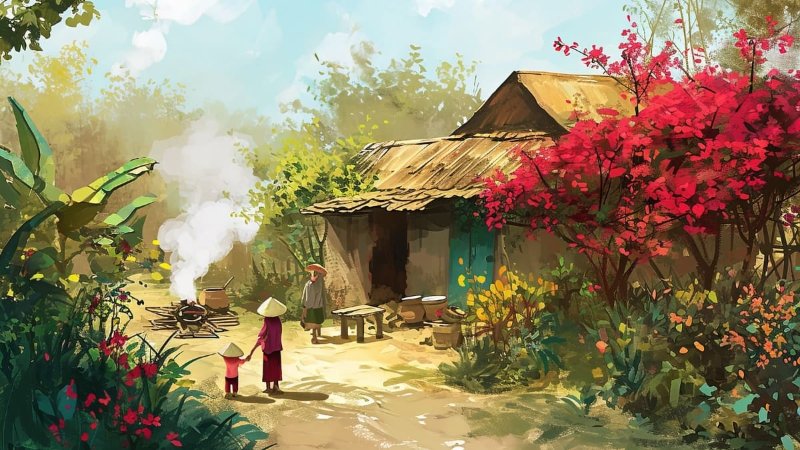 Background Tết cho trẻ em - bài thuyết trình