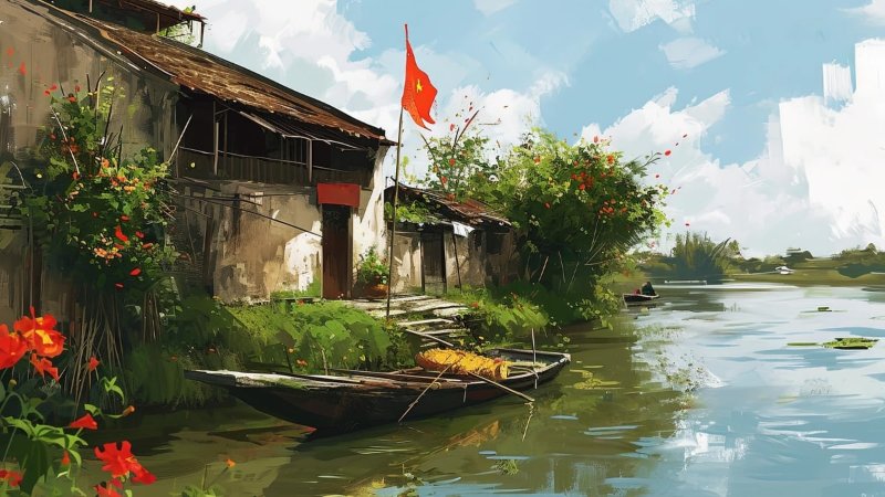 Background Tết cho trường học - trẻ em - bài thuyết trình