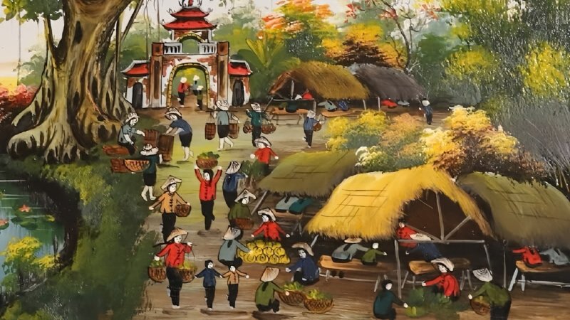 Background Tết độc đáo cho trường học - trẻ em - bài thuyết trình