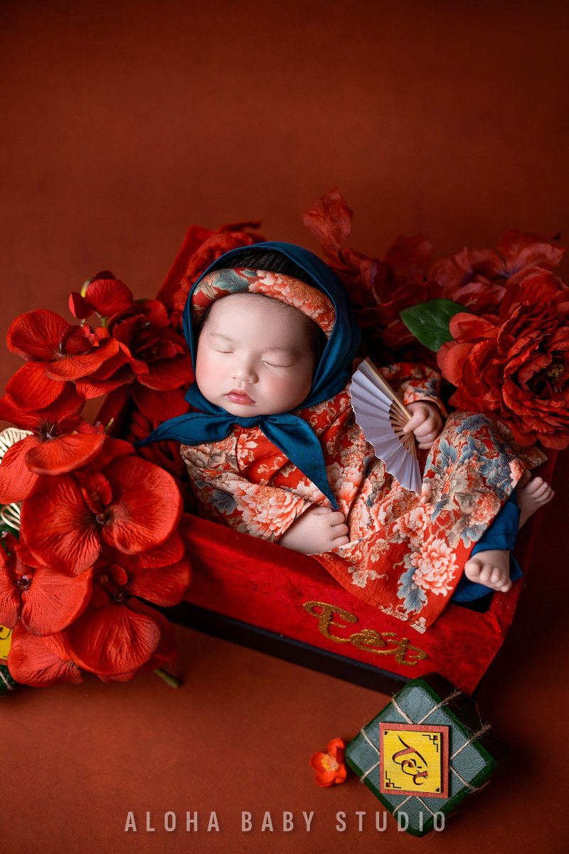 Gói chụp tại studio dành cho bé dưới 2 tháng