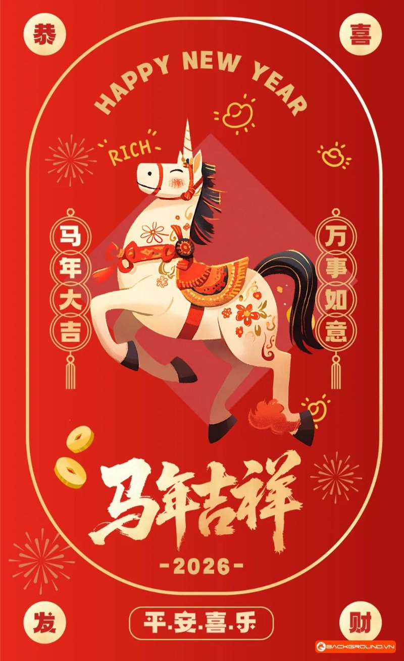 Hình ảnh chúc Tết Tiếng Hoa mới