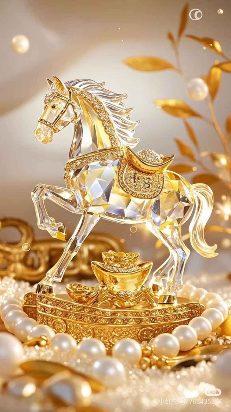 Hình ảnh linh vật Ngựa tài lộc