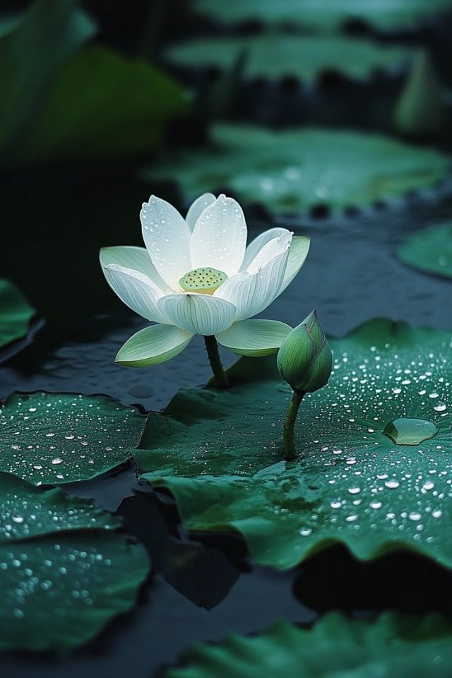 Hình nền Bạch Liên Hoa tinh khiết