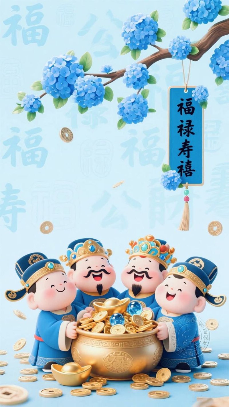 Hình nền điện thoại ông thần tài độc đáo