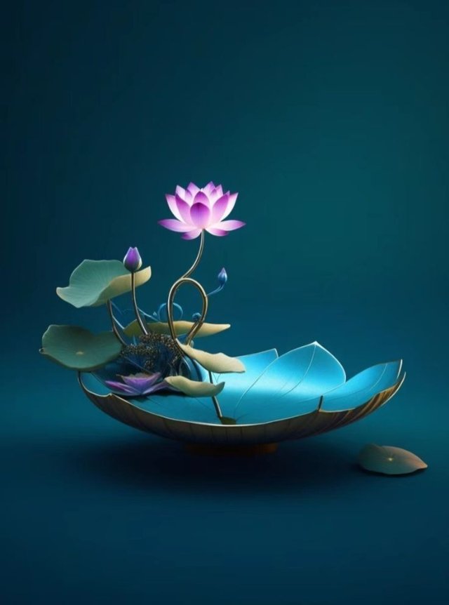 Hình nền hoa sen 3D đẹp