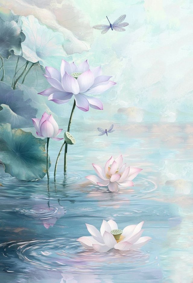 Hình nền hoa sen cho điện thoại cực đẹp