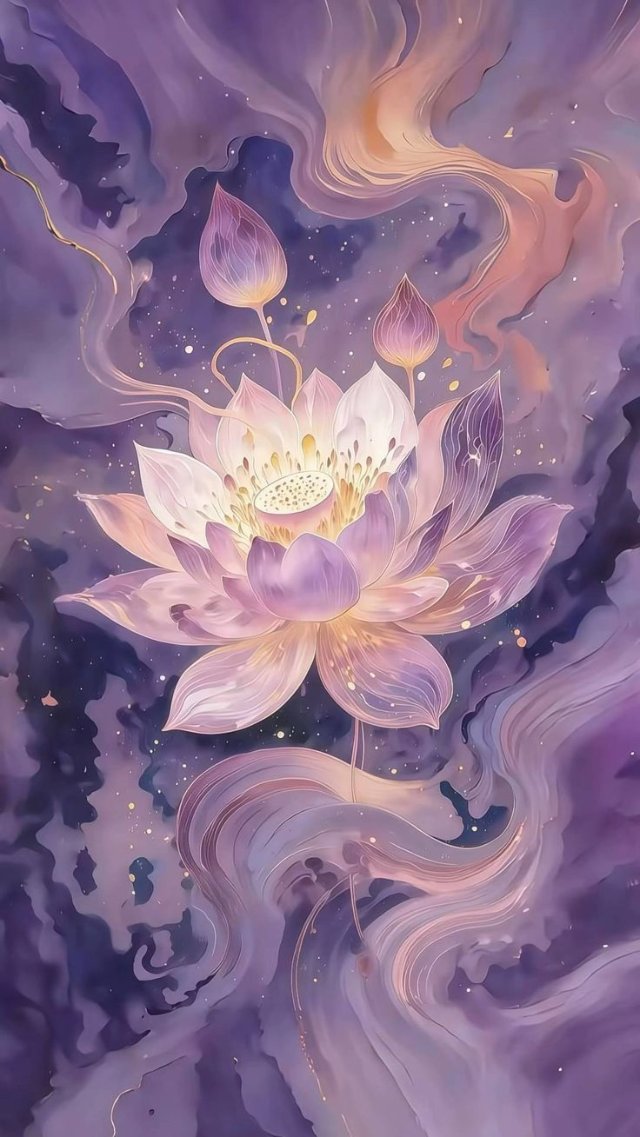 Hình nền hoa sen nghệ thuật sáng tạo và chất