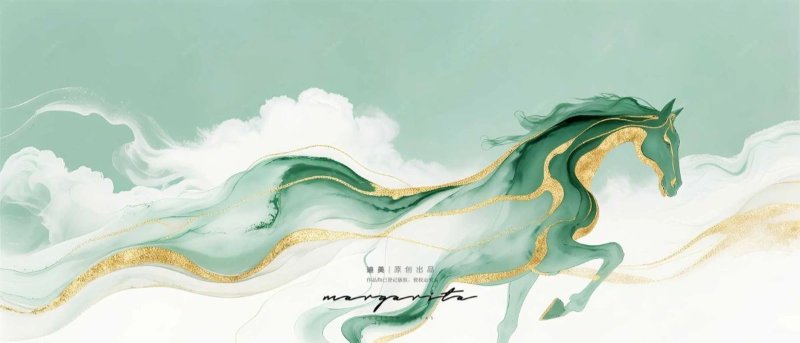 Hình nền máy tính màu xanh chủ đề Xuân Bính Ngọ 2026