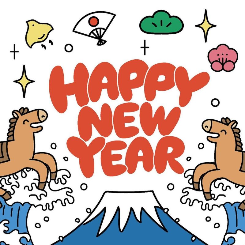 Hình vẽ Tết Nguyên Đán năm ngựa ấn tượng sắc màu