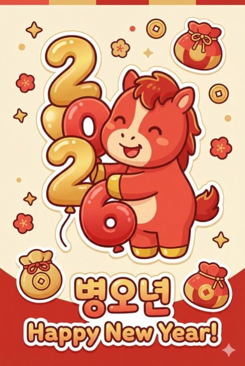 Hình vẽ Tết Nguyên Đán năm ngựa ấn tượng và độc đáo