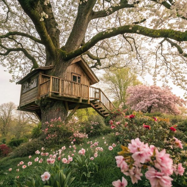 Ảnh ngôi nhà nằm giữa thiên nhiên tuyệt đẹp