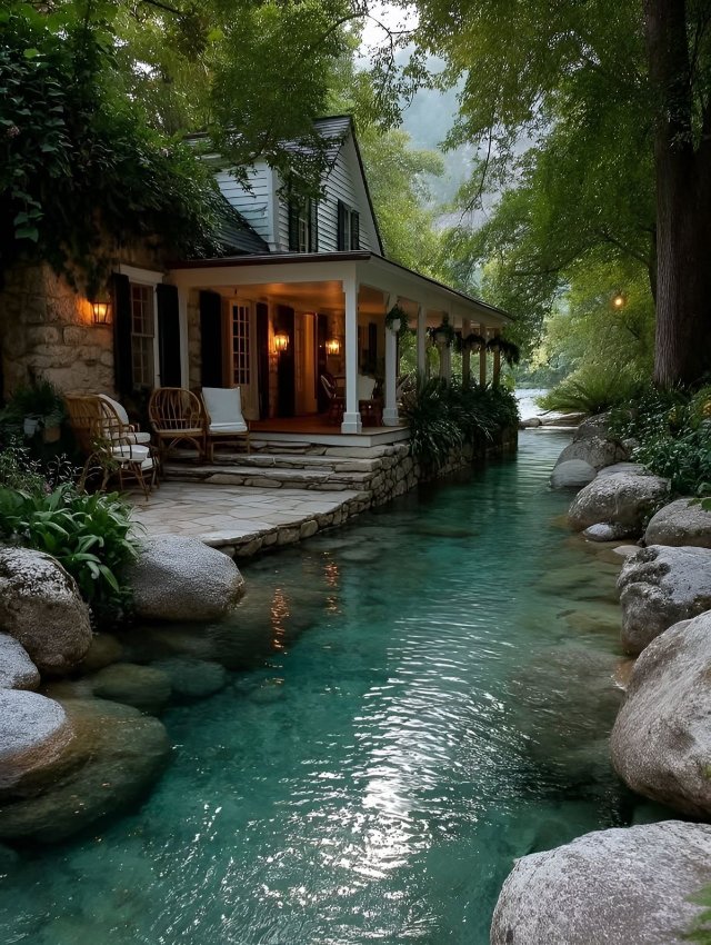 Ảnh ngôi nhà giữa thiên nhiên tuyệt đẹp