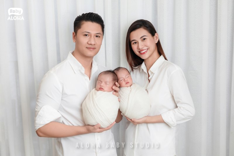 Chụp ảnh cùng với gia đình