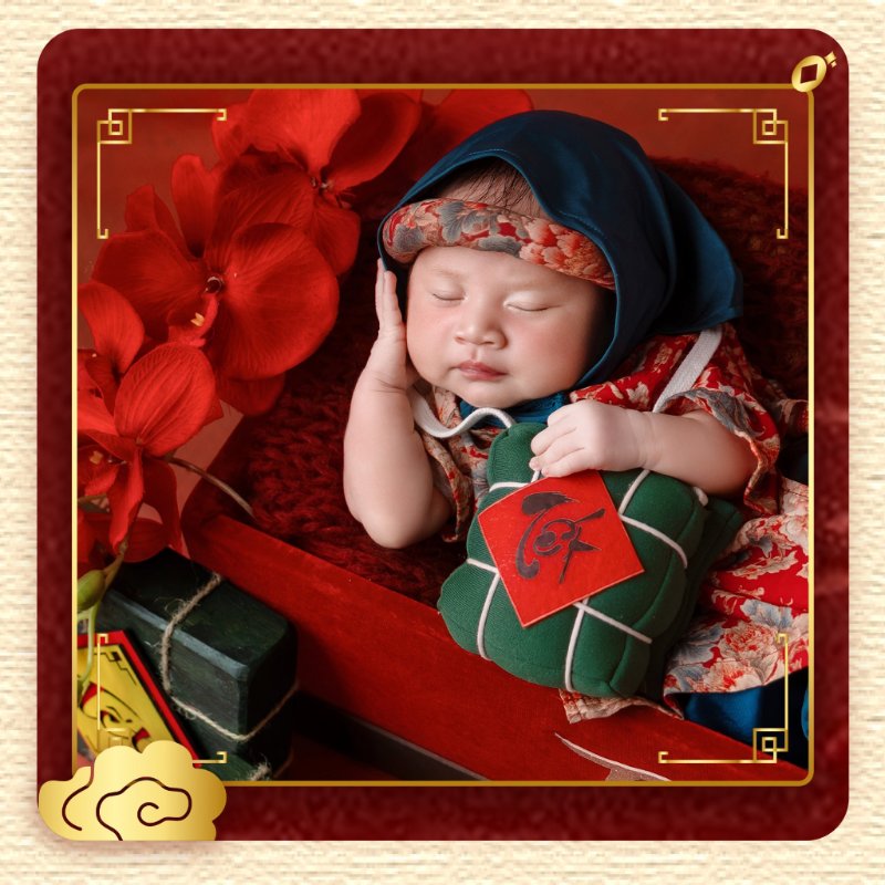 Concept sơ sinh mang nét truyền thống Việt Nam