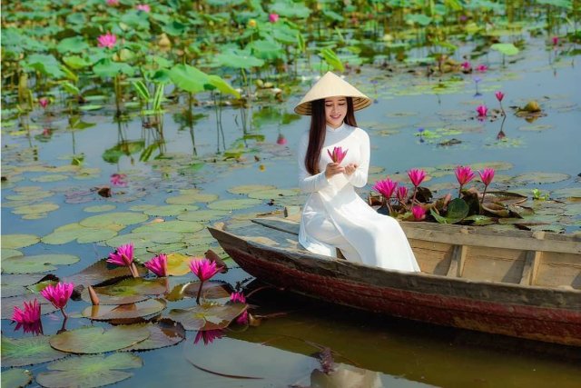 Hình ảnh phong cảnh thiên nhiên làng quê