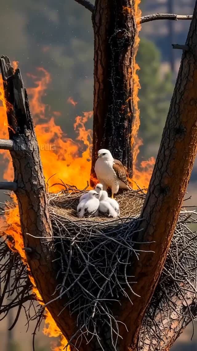 Hình ảnh thiên nhiên bị tàn phá chim chóc